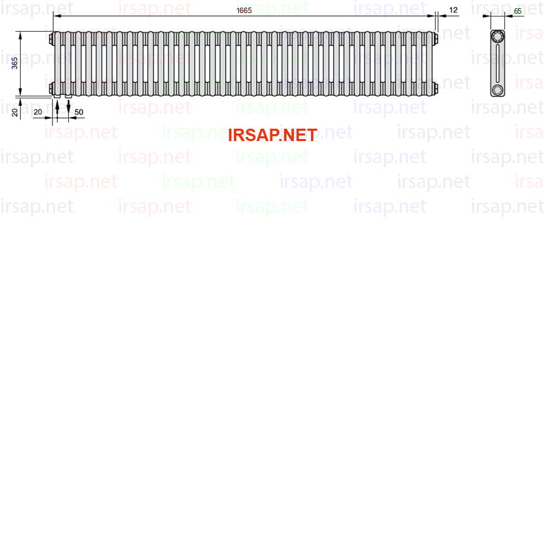 Радиатор IRSAP Tesi 20365/37 T18 CL 01